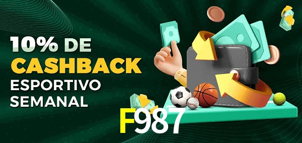 10% de bônus de cashback na F987