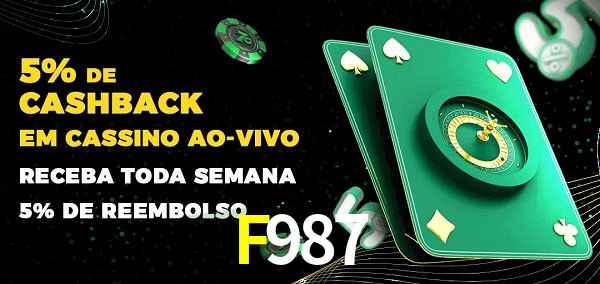 Promoções do cassino ao Vivo F987